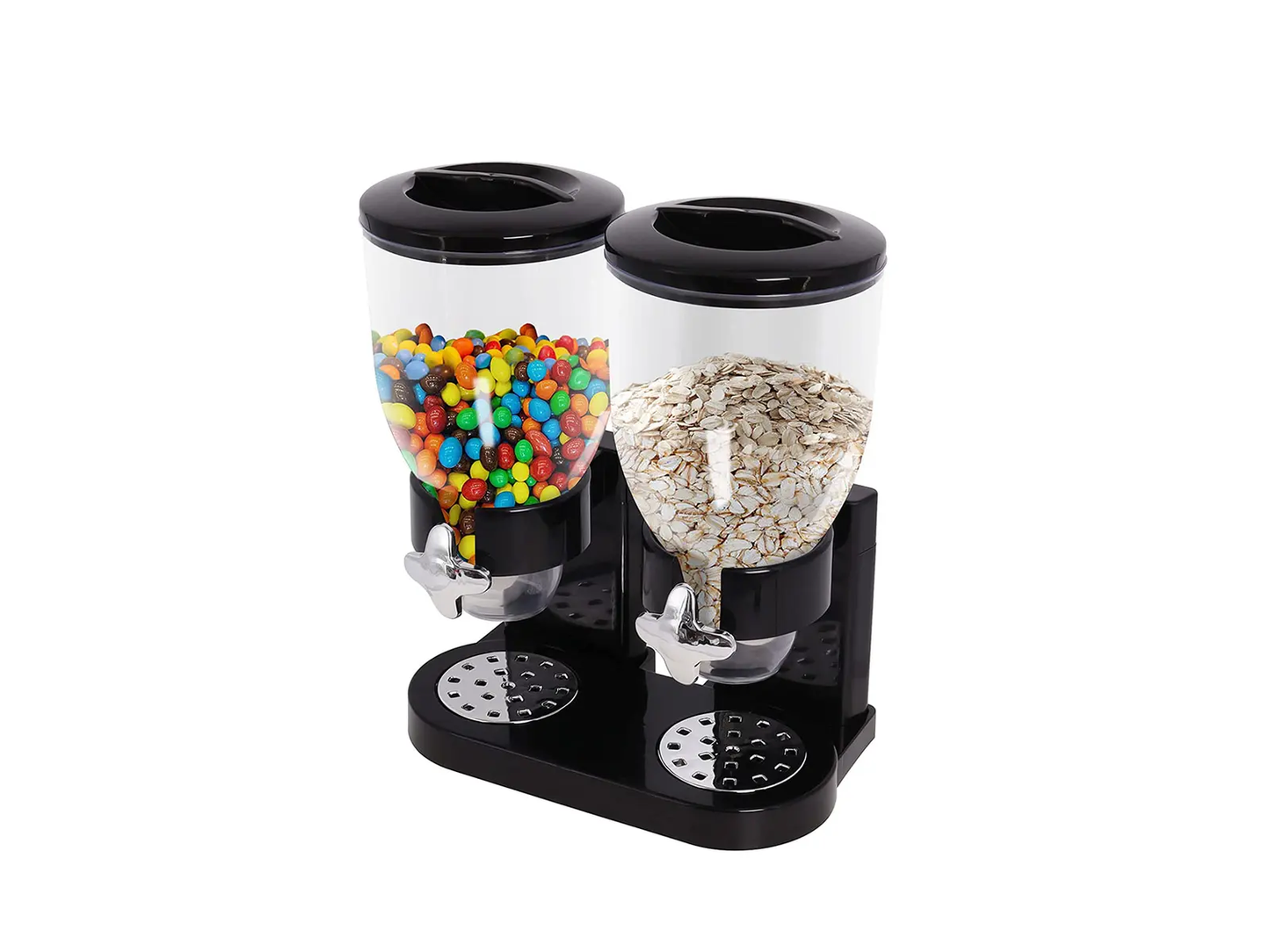 BDI Large Double Cereal Dispenser Dry Food Grains Containers Nuts Storage Container