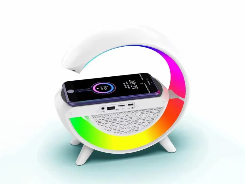 BDI 3 in 1 Multi-function Little Swan Night Light Wireless Charging Stereo