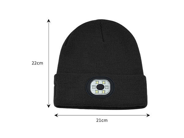BDI USB Charging Bluetooth Music With LED Light Knitted Hat