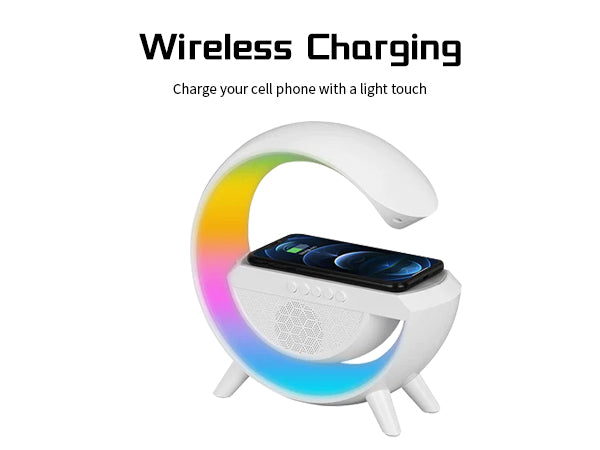 BDI 3 in 1 Multi-function Little Swan Night Light Wireless Charging Stereo