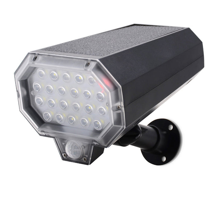 LED solar multifunctional spotlight with automatic tracking and rotation