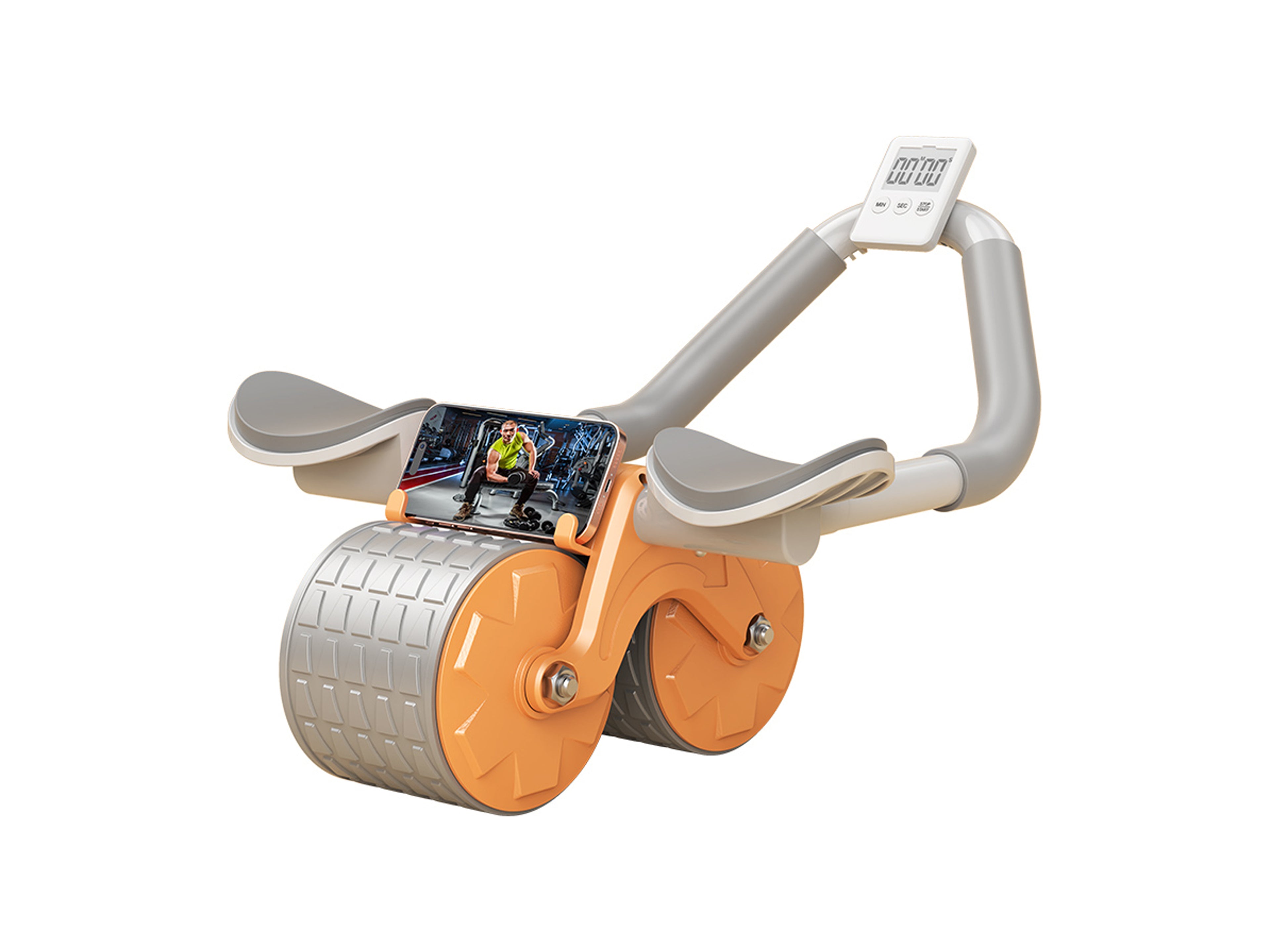 bdi-automatic-rebound-abdominal-wheel-ab-roller-wheel-with-elbow-support-roller