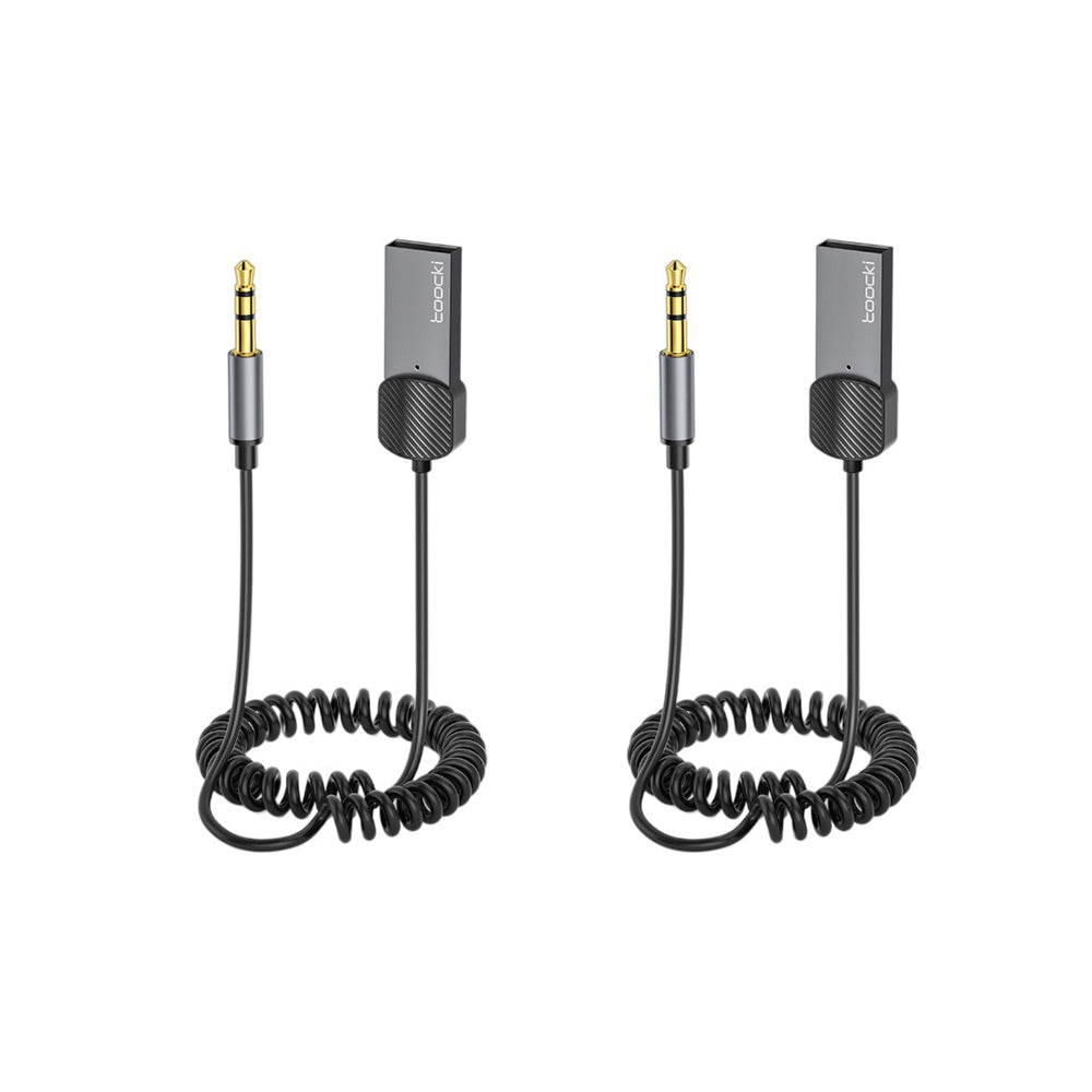 aluminum-alloy-3-5mm-aux-car-adapter-hands-free-calling-bt5-0-bluetooth-car-audio-wireless-receiver-2pack