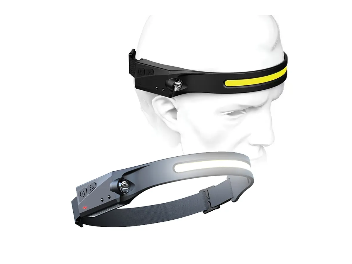 bdi-full-vision-rechargeable-cob-led-headlamp-with-type-c-waterproof-sensor-switch-camping-head-torch-emergency-hot-led-headlight