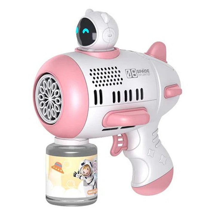 Electric Automatic Light Bubble Machine Bubbles Gun Summer Beach Bath