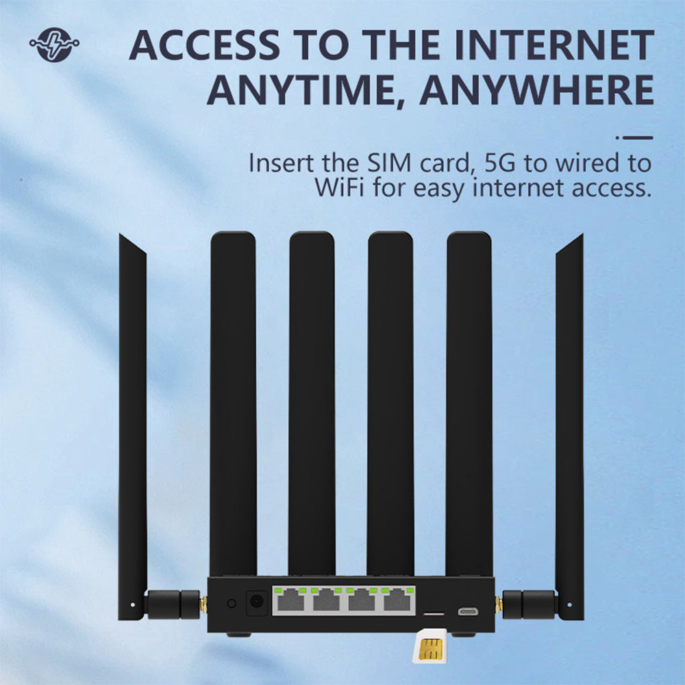 Shell 7830e7 Router NR800 5G CPE Router Wi-Fi 6 4 LAN Ports with Metal Shell – BDI Technology