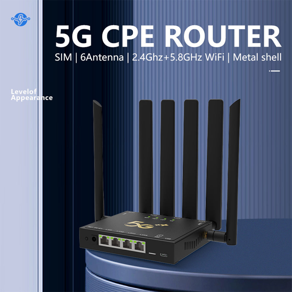 Shell 7830e7 Router NR800 5G CPE Router Wi-Fi 6 4 LAN Ports with Metal Shell – BDI Technology