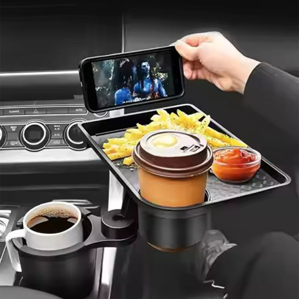 universal-car-seat-travel-tray-cup-holder-black-adjustable-base