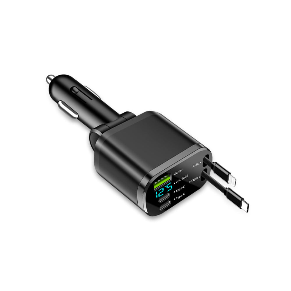 5-port-charging-port-smart-display-built-in-dual-wire-retractable-car-charger