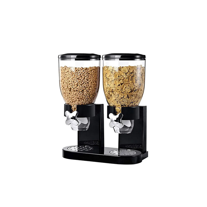 BDI Large Double Cereal Dispenser Dry Food Grains Containers Nuts Storage Container