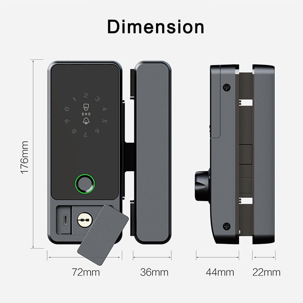 bdi-smart-glass-door-lock-keyless-entry-with-fingerprint-pin-ic-card-and-app-control