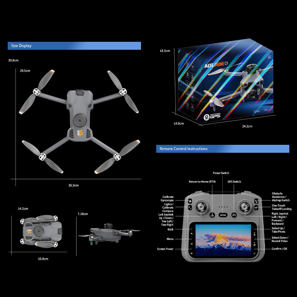 ae51-gps-drone-with-4k-hd-camera-248g-foldable-quadcopter-airdrop-and-obstacle-avoidance
