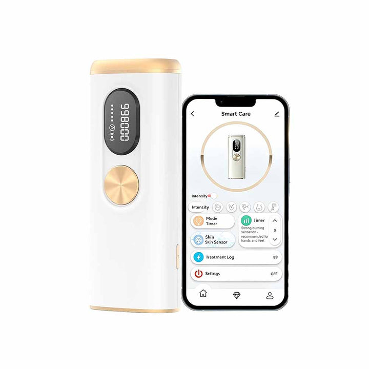 IPL Smart Hair Removal Device –  Salon-Grade Power App-Connected Full Body Use