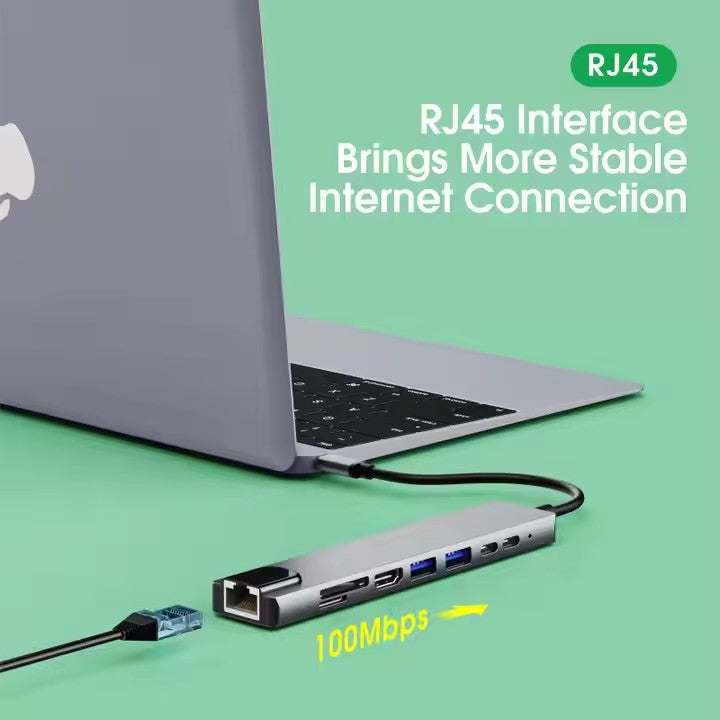 8-in-1-usb-type-c-docking-station-supports-4k-video-pd-fast-charging-suitable-for-macbook-and-other-devices