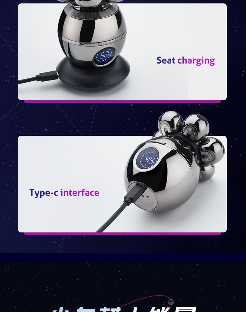 alien-spaceship-shaver-7-in-1-professional-cordless-electric-waterproof-rotary-rechargeable-shaver