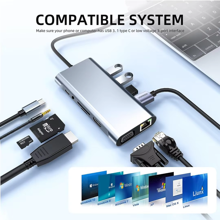 11-in-1-usb-c-multi-function-laptop-docking-station-suitable-for-mobile-phones-and-other-electronic-products