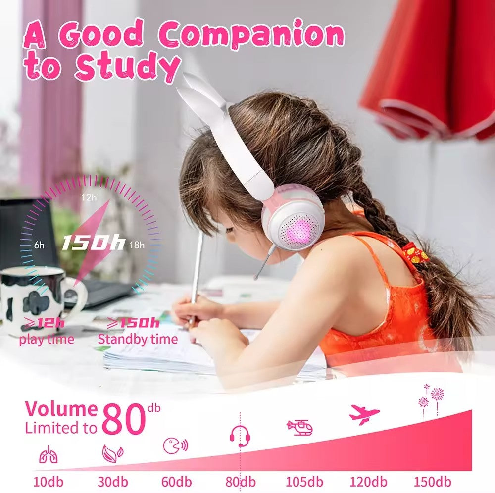 bdi-rainbow-rabbit-luminous-wireless-5-0-headphone-pink