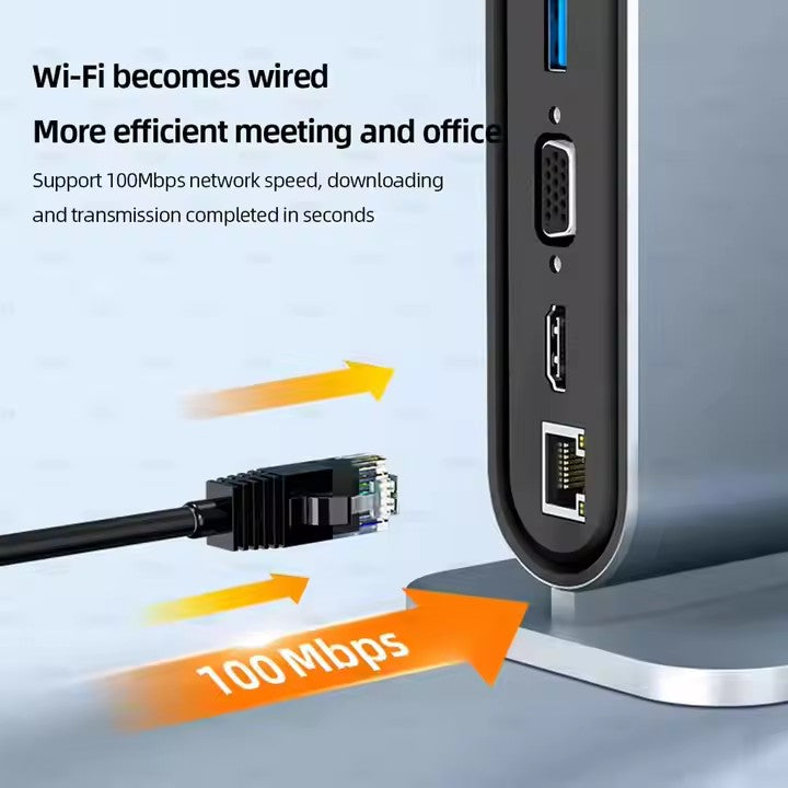 12-in-1-usb-c-hub-aluminum-hdmi-4k-30hz-3x-usb-3-0-otg-for-laptop-phone-5gbps