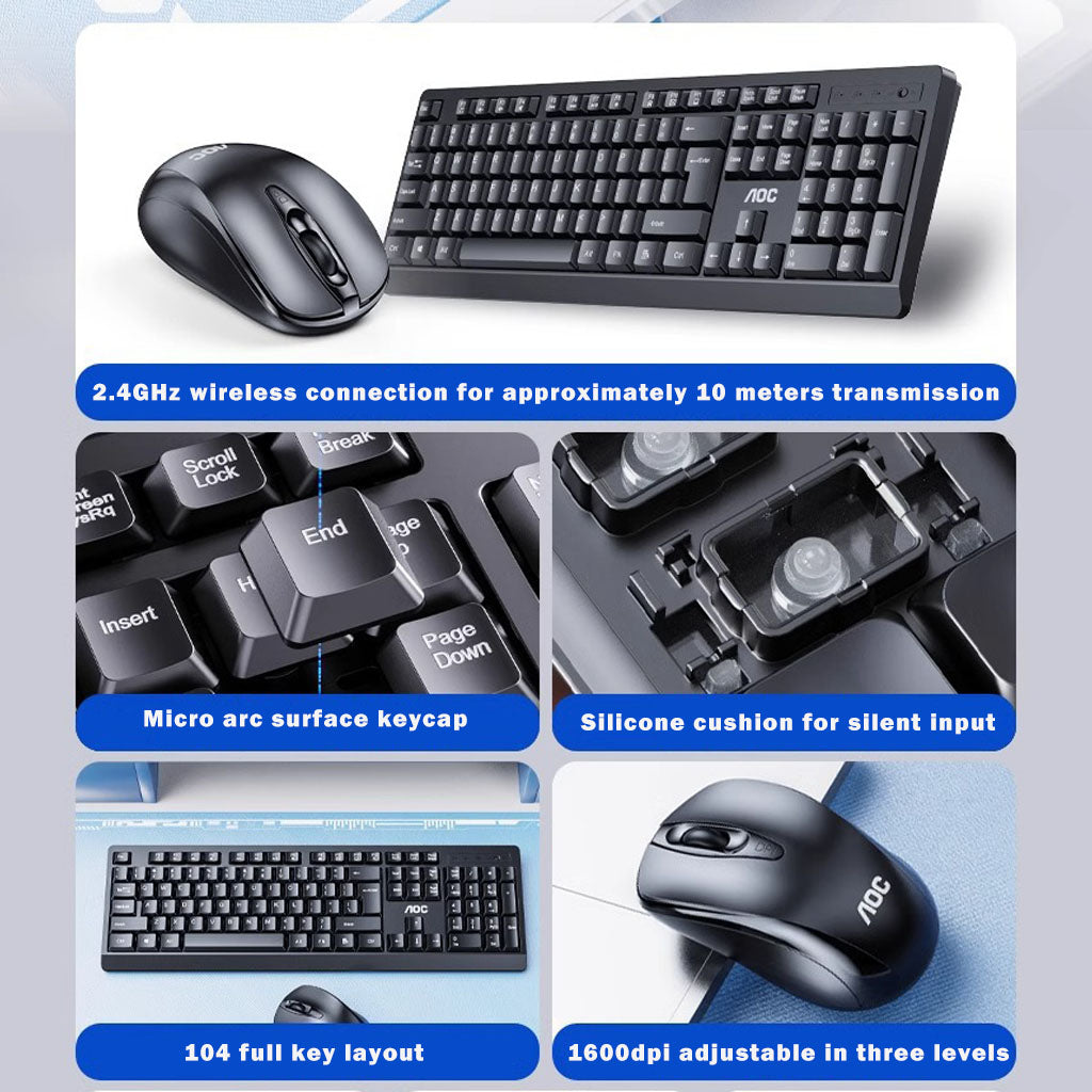 aoc-wireless-keyboard-and-mouse-combo-2-4ghz-silent-typing-ambidextrous-mouse-and-usb-receiver