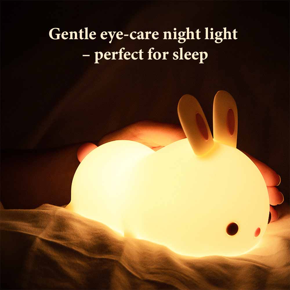 bdi-rabbit-baby-night-light-silicone-touch-lamp-remote-control-7-color-changing-for-nursery