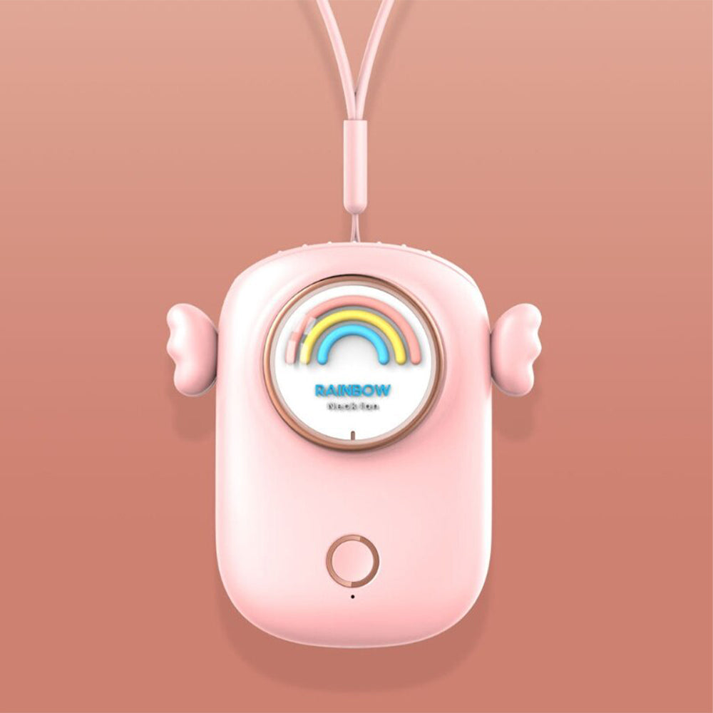 bdi-rainbow-portable-eck-fan-for-office-personal-cooling-with-rechargeable-pink