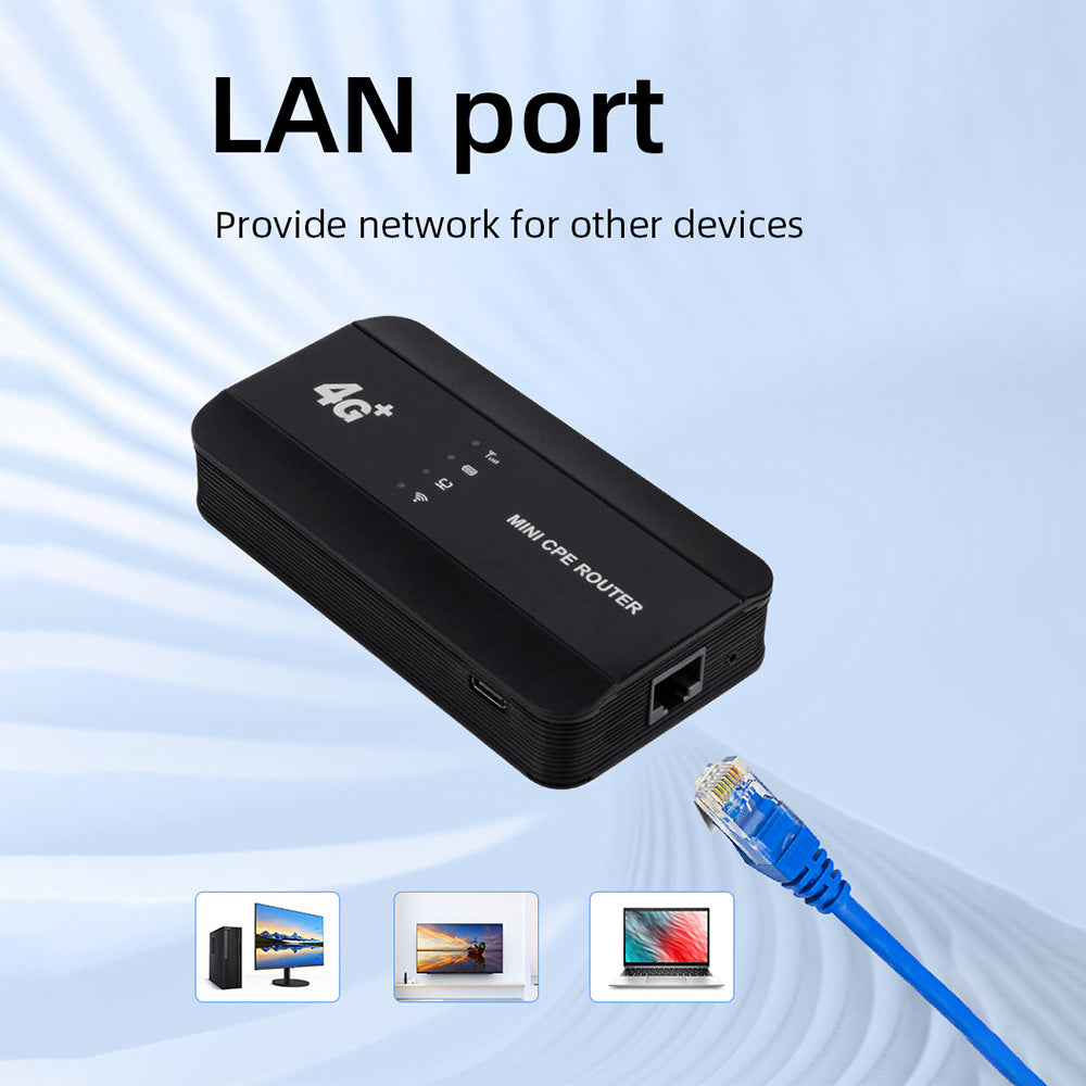 Portable 4G CPE Router Wi-Fi 6 with LAN Port Portable – BDI Technology