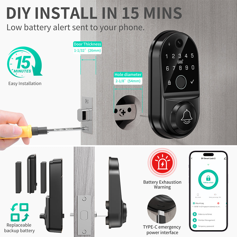 k18-video-smart-lock-6-in-1-unlocking-methods-two-way-intercom-remote-monitoring