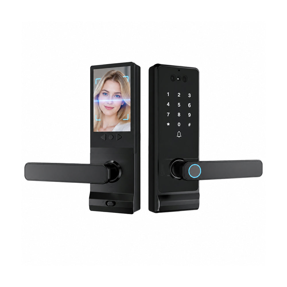 smart-fingerprint-door-lock-no-drill-retrofit-3d-face-recognition-tuya-app-9-unlock-methods