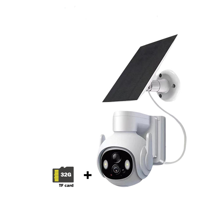 BDI T40 AI Outdoor Waterproof Solar Wi-Fi PAN TILT Security Camera with 32G TF Card