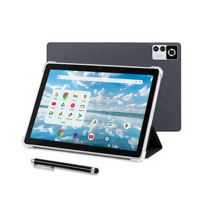S12 Pro Android 15 Tablet 10.1 inch – 6GB RAM 64GB Storage HD Display Stylus Pen and Protective Case Included