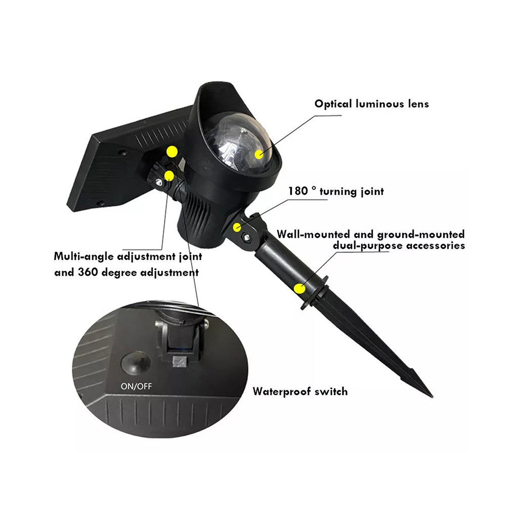 solar-rotating-color-projection-light