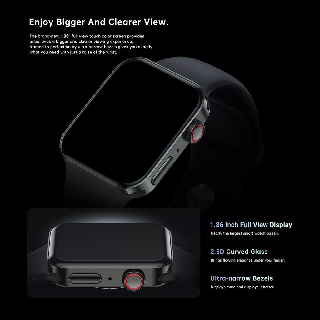 gm8-black-smart-watch-fitness-tracker-ip67-waterproof-with-32gb-magnetic-charging-15-day-battery-heart-rate-monitor