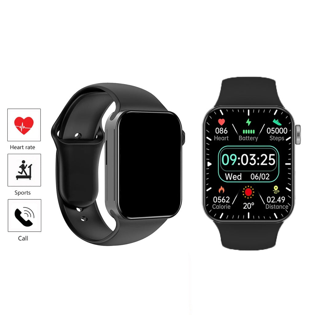gm8-black-smart-watch-fitness-tracker-ip67-waterproof-with-32gb-magnetic-charging-15-day-battery-heart-rate-monitor