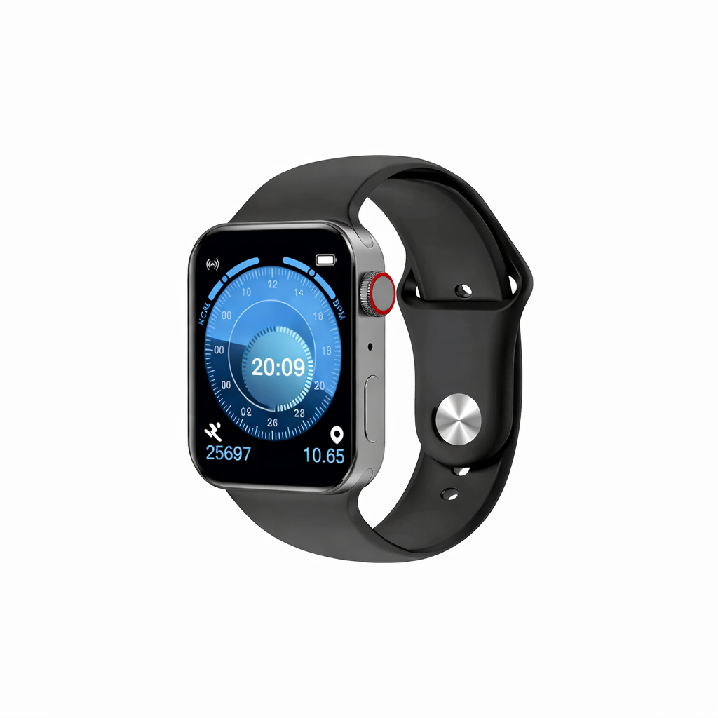 gm8-black-smart-watch-fitness-tracker-ip67-waterproof-with-32gb-magnetic-charging-15-day-battery-heart-rate-monitor