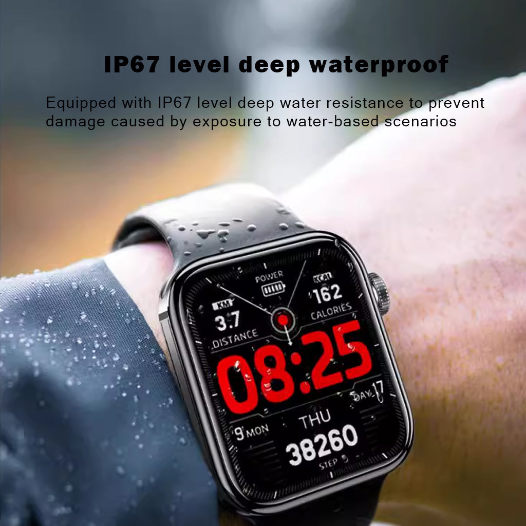 gm8-black-smart-watch-fitness-tracker-ip67-waterproof-with-32gb-magnetic-charging-15-day-battery-heart-rate-monitor