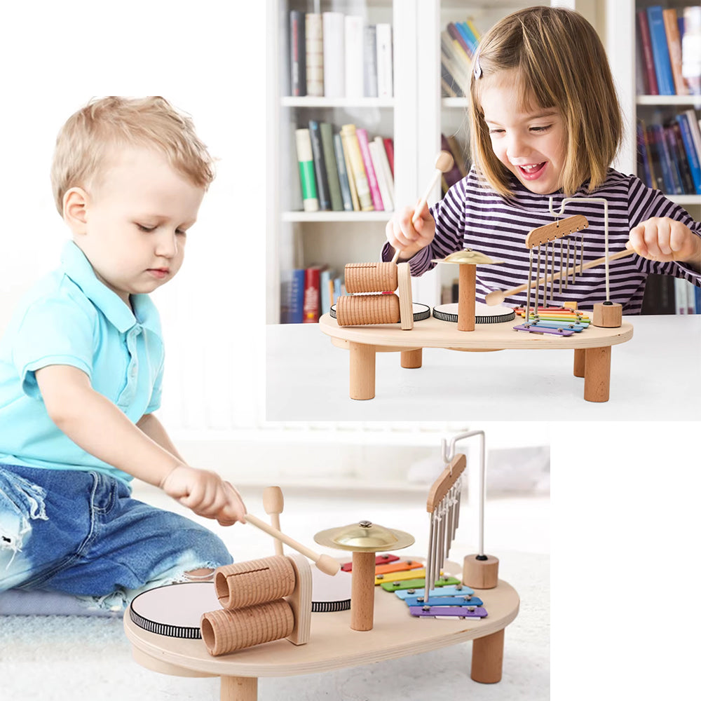 wooden-music-toy-set-xylophone-drum-cymbals-wind-chimes-educational-toddler-gift-natural-wood
