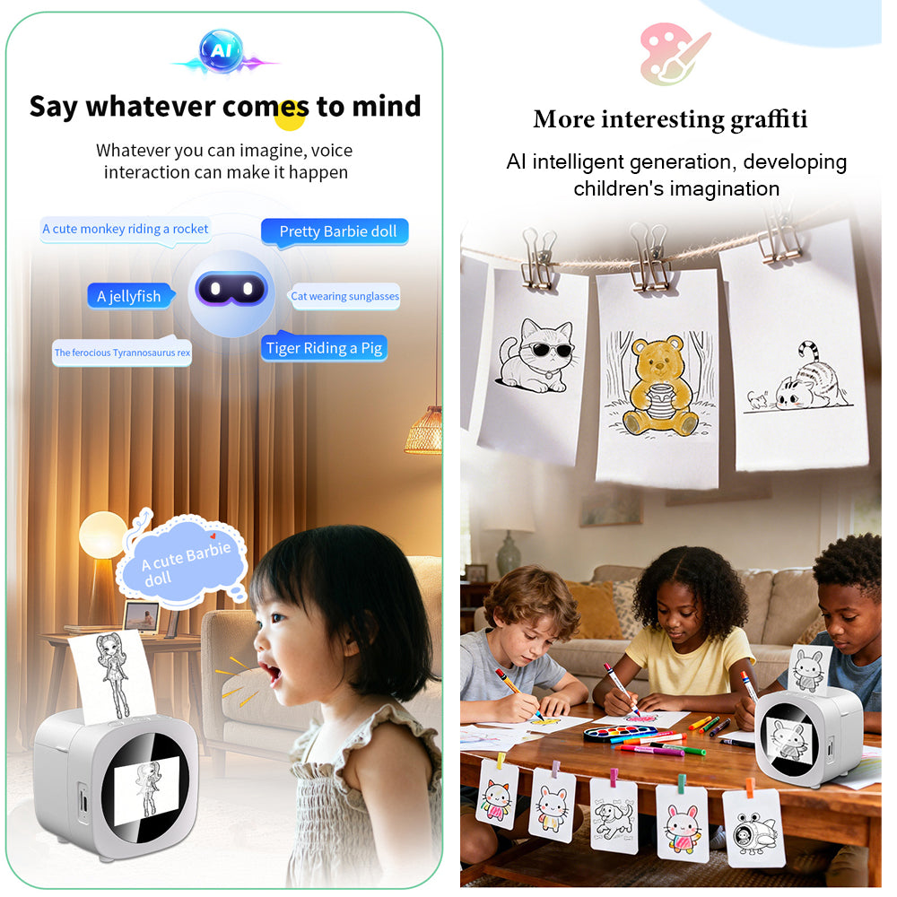 ai-smart-mini-printer-voice-activated-20-languages-kids-creative-thermal-printer