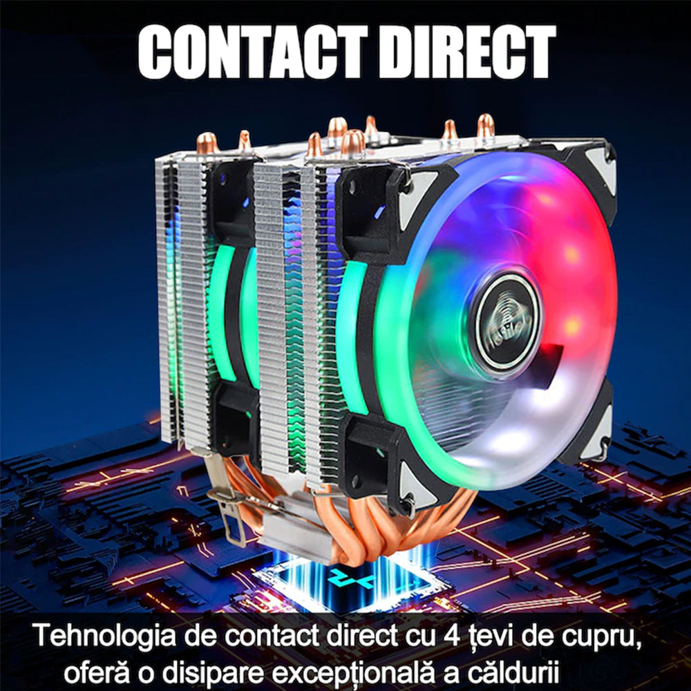 rgb-dual-fan-cpu-cooler-with-4-heat-pipes-single-tower-90mm-fans-3-pin-connector-intel-amd-compatible