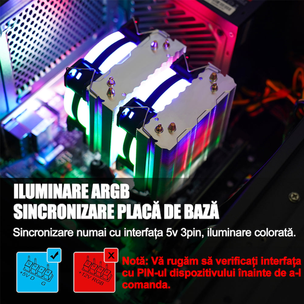 rgb-dual-fan-cpu-cooler-with-4-heat-pipes-single-tower-90mm-fans-3-pin-connector-intel-amd-compatible