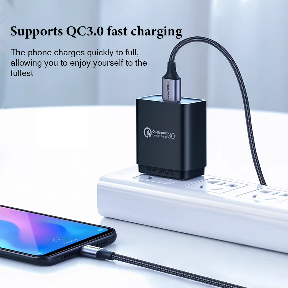 ugreen-type-c-carplay-cable-fast-charging-qc3-0-data-transfer-nylon-braided-durable-1m